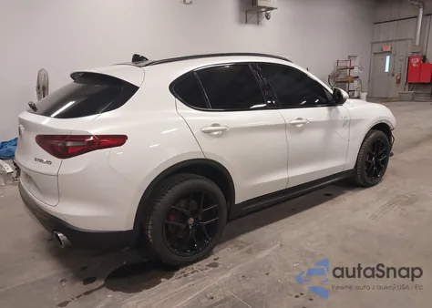 2018 Alfa Romeo Stelvio Ti Sport Awd z USA, uszkodzony, nr VIN ZASFAKNN6J7C00890